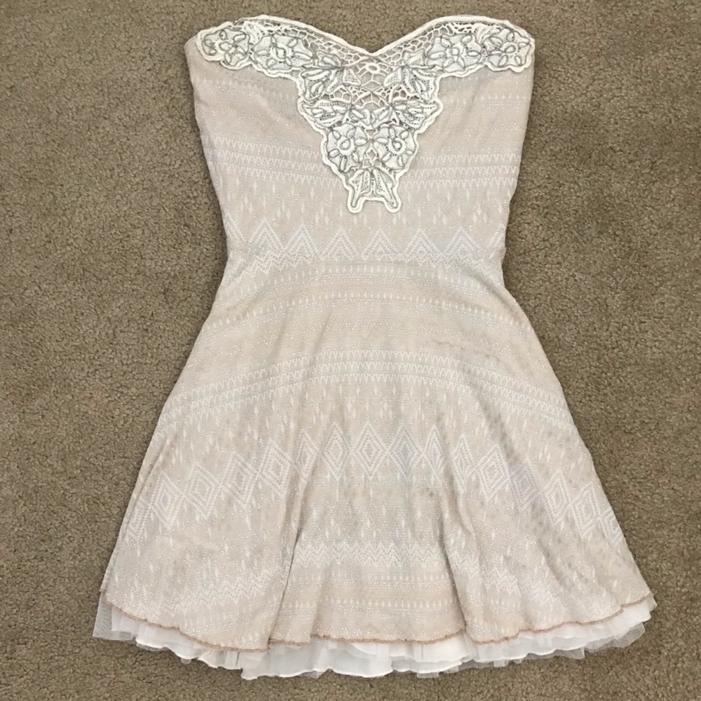 FREE PEOPLE Nude Dress